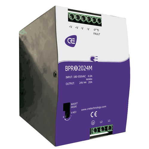 Batterieladegerät für Stromaggregate - BPRB2024M - CRE TECHNOLOGY - für Motorpumpe / auf DIN-Schiene / Blei