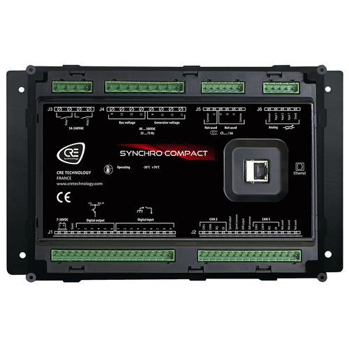 Synchronlaufregler für Stromaggregate - SYNCHRO COMPACT CORE - CRE TECHNOLOGY - Wasserkraftwerk / automatisch / zur Montage an der Rückseite