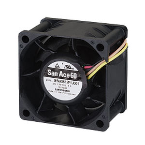 Axiallüfterrad - 9HVA0612P1J001 - SANYO DENKI America - Kühlung / 12 VDC / Kunststoff