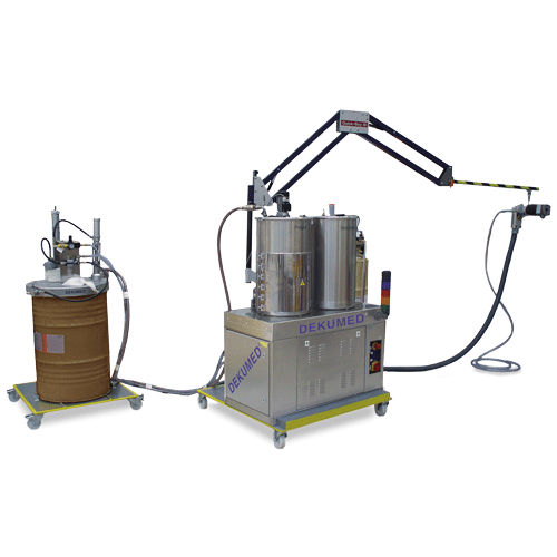 Mischer-Dispenser / für Flüssigkeiten - UNIDOS 300 MP - Dekumed Kunststoff- und Maschinenvertrieb GmbH & C - mit Zahnradpumpe / Zweikomponenten