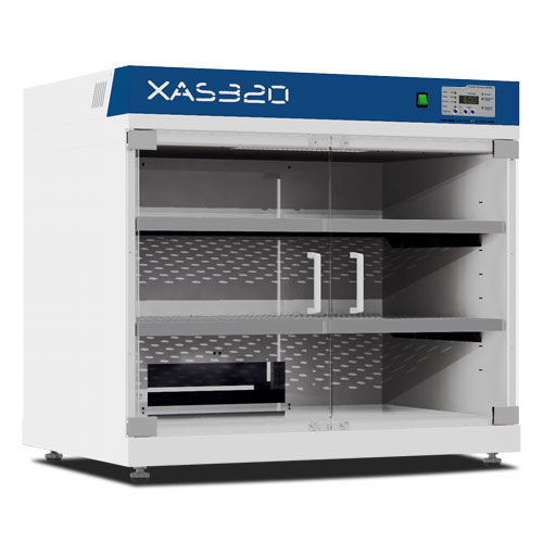 Stahlblech-Trockenschrank - XAS320 - France Etuves - mit transparenter Tür / für Laborglasware / bodenstehend