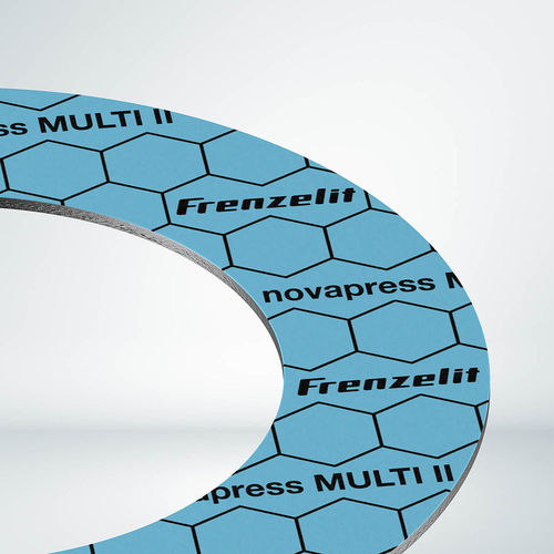 Graphit-Dichtplatte - novapress® MULTI II - Frenzelit - Edelstahlgewebe / für Industrieanwendungen / für Öl