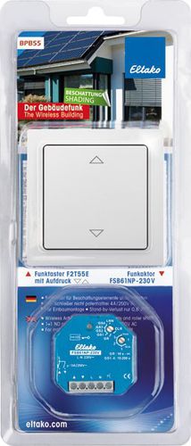 AC-Drucktaster - BPB55 - Eltako Electronics - kabellos / für Aktuatoren