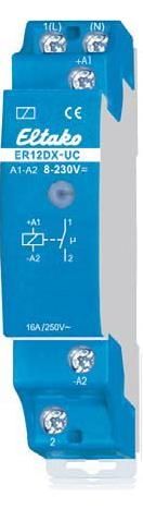 Elektromechanisches Relais / 12 VDC - ER12DX-UC - Eltako Electronics - 1NO / für DIN-Schiene