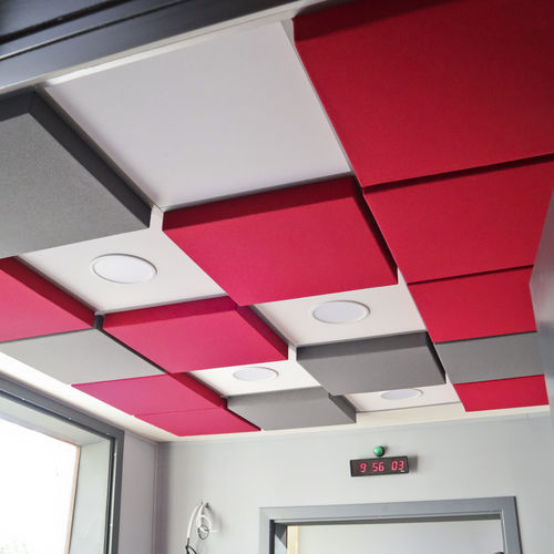Synthetikfaserkern-Sandwichplatte - ACUSTIART-3D - Acústica Integral - Soundproofing - mit Aluminiumdeckblech / für Decke / für Innenausbau
