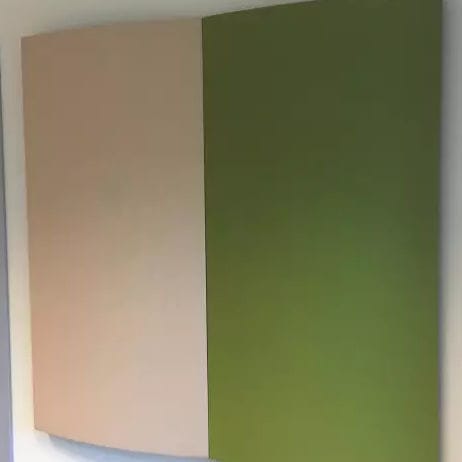 Synthetikfaserkern-Sandwichplatte - Acustiart Curve - Acústica Integral - Soundproofing - Glasfaser-Oberfläche / für Decke / wandmontiert
