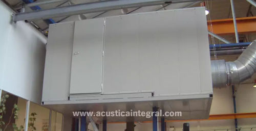 Akustik-Dämmplatte - ACUSTIMODUL-80RA - Acústica Integral - Soundproofing - Steinwollekern / mit Stahldeckblech / für Wand