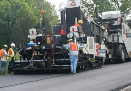Asphaltfertiger - 10' (3.05m) | RP-195 - Roadtec - auf Raupen