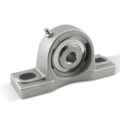 Flanschlagereinheit - S-UCP201-12MM - Boca Bearing Company - Sitz / mit Kugellager / Edelstahl