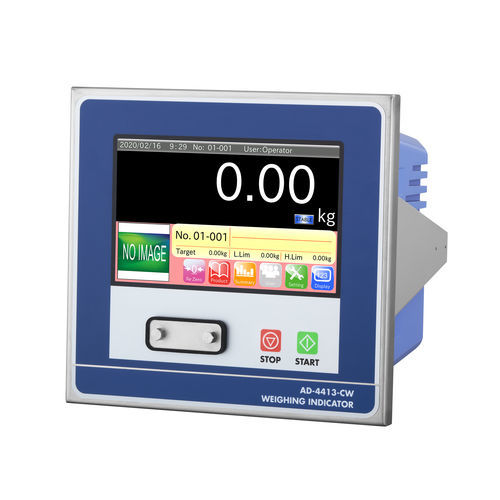 Wägeindikator mit Touchscreen - AD4413-CW - A&D COMPANY, LIMITED - einbaufähig / IP65 / analog