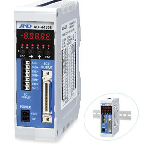 LED-Display-Wägeindikator - AD-4430B  - A&D COMPANY, LIMITED - für DIN-Schiene / schwingungsresistent / mit BCD-Ausgang