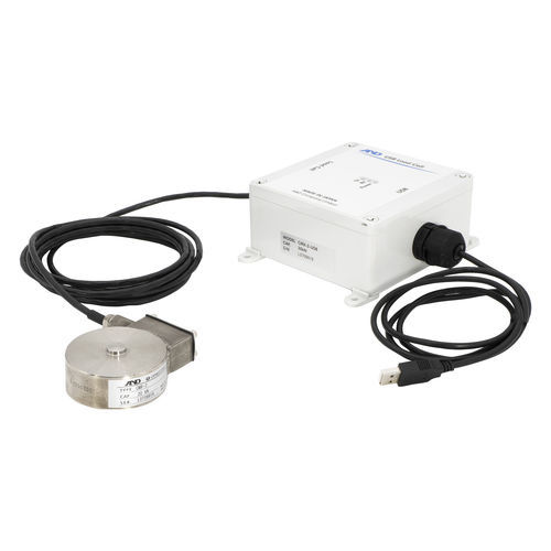 Druckkraft-Wägezelle - CMX-USB - A&D COMPANY, LIMITED - Knopf / einachsig / Dehnungsmessstreifen