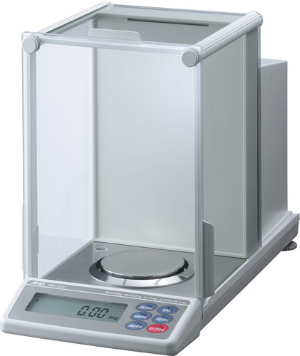 Analytische Halb-Mikrowaage - GH series - A&D COMPANY, LIMITED - Labor / mit Innenverbindung / mit LCD-Display