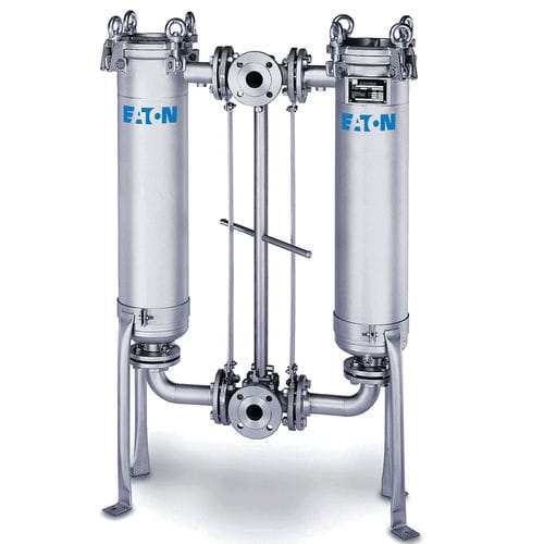 Mehrbeutel-Filtergehäuse - DUOLINE series - Eaton Filtration Solutions - für Flüssigkeiten / Edelstahl / für große Durchflussmengen