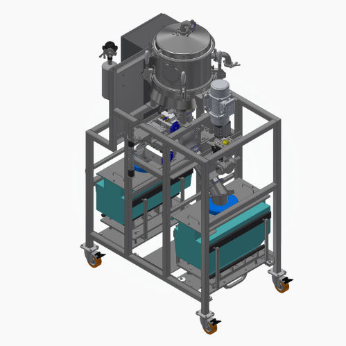 Rückgewinnungssystem für Metallstaub - AMPro 400S EBM - Russell Finex - für 3D-Druck