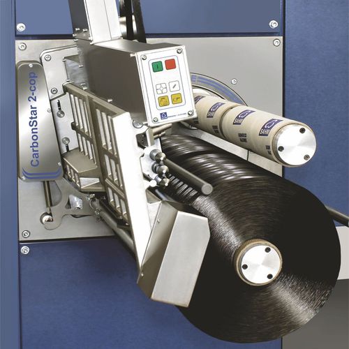 Folienwickler - CarbonStar 2-cop - Georg Sahm - Textilgarn / automatisch