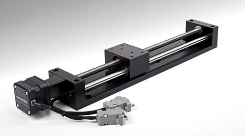 Linearer Positioniertisch - eTrack series - Newmark Systems Inc - motorisiert / einachsig