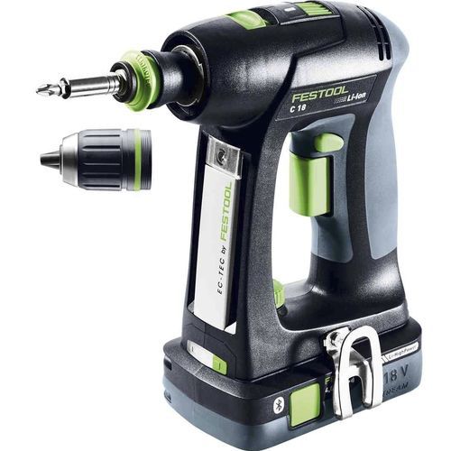 Bohrschrauber-Bohrmaschine - C 18 HPC 4,0 I-Plus - Festool - Akku / leistungsstark
