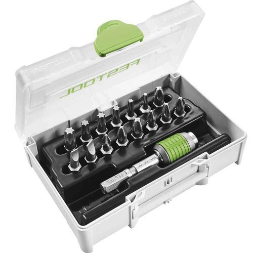 Schrauberbit-Set / Torx - SYS3 XXS CE-MX BHS 60 - Festool - Phillips / Pozidriv / für Schlitz