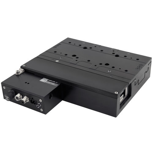 Tisch mit integriertem Controller - X-LDM-AE - Zaber Technologies - Vancouver, BC - linear / mit Linearmotor / 2-Achs
