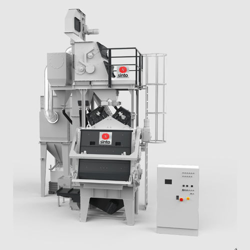 Raupenbandstrahlanlage - MR series - Sinto AGTOS GmbH - für Federn / automatisch