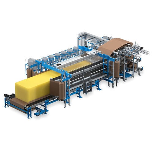 PUR-Weichschaumstoffblock-Produktionsanlage - JFLEX evo - Hennecke GROUP - kontinuierlich / diskontinuierlich