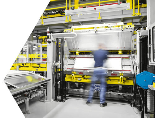 Isolierplatten-Produktionsanlage - KTT - Hennecke GROUP - automatisiert
