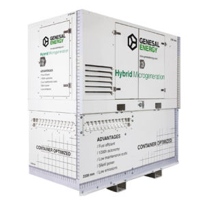 Hybrides Stromaggregat - Genesal Energy - Diesel / batteriebetrieben / dreiphasig