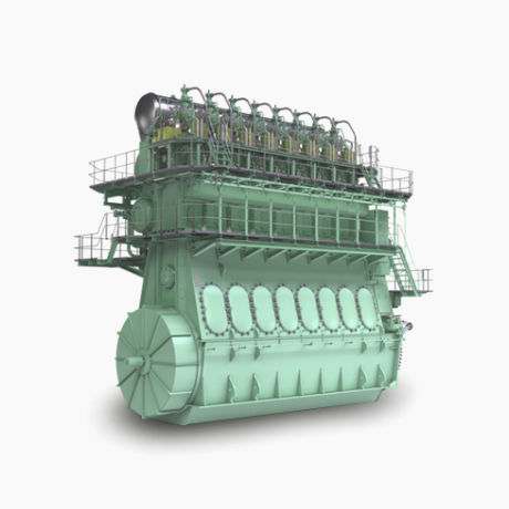 Gasmotor - ME-GIE - Hyundai Heavy Industries-Marine Engine - für Seewasseranwendungen / hohe Effizienz / 2-Takt