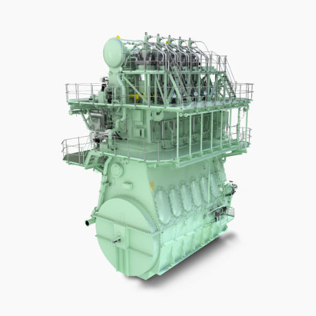 Gasmotor - ME-GA - Hyundai Heavy Industries-Marine Engine - für Seewasseranwendungen / Tier 3 / Mischbetrieb