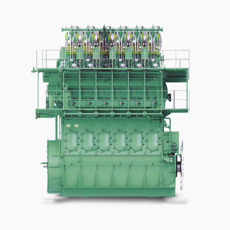 Gasmotor - ME-LGIM - Hyundai Heavy Industries-Marine Engine - für Seewasseranwendungen / hohe Effizienz / Mischbetrieb
