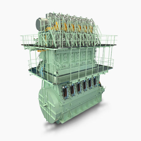 LPG-Motor - ME-LGIP - Hyundai Heavy Industries-Marine Engine - für Seewasseranwendungen / hohe Effizienz / Mischbetrieb