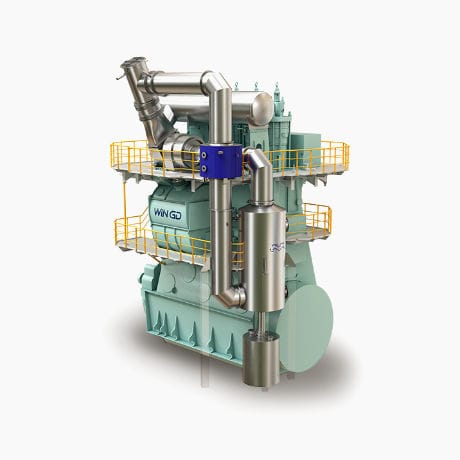 Mischbetriebs-Verbrennungsmotor - X-DF series - Hyundai Heavy Industries-Marine Engine - Diesel / für Seewasseranwendungen / 2-Takt