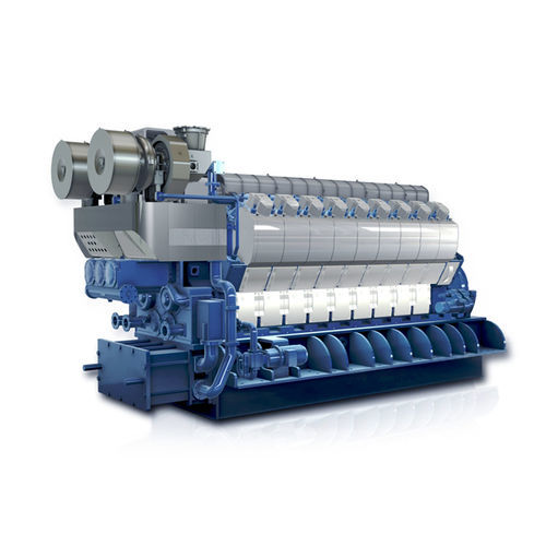 Dieselmotor - H25/33 series - Hyundai Heavy Industries-Marine Engine - Benzin / Mehrzylinder / für Stromaggregate