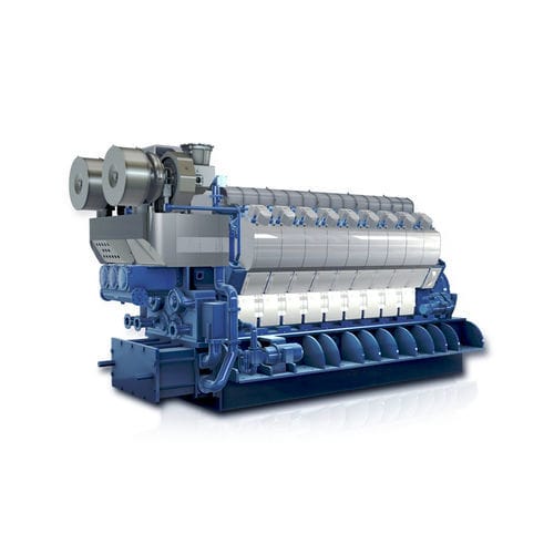 Dieselmotor - H25/33V series - Hyundai Heavy Industries-Marine Engine - Benzin / Mehrzylinder / für Stromaggregate