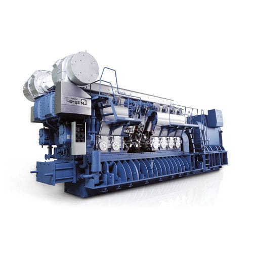 Dieselmotor - H32/40V series - Hyundai Heavy Industries-Marine Engine - Benzin / Mehrzylinder / für Stromaggregate