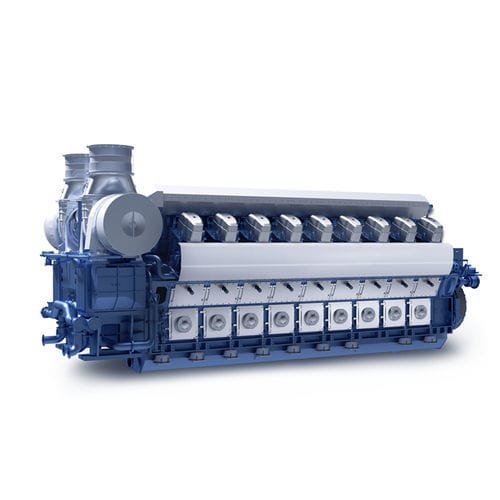Dieselmotor - H46/60V series - Hyundai Heavy Industries-Marine Engine - Benzin / Mehrzylinder / Turbolader