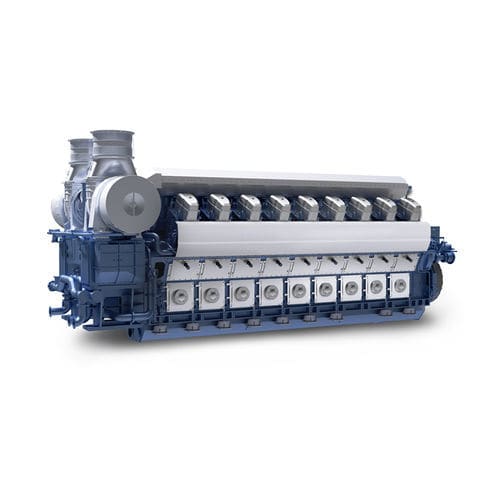 Dieselmotor - H46/60VP - Hyundai Heavy Industries-Marine Engine - Mehrzylinder / für Schifffahrtsanwendungen / Tier 2