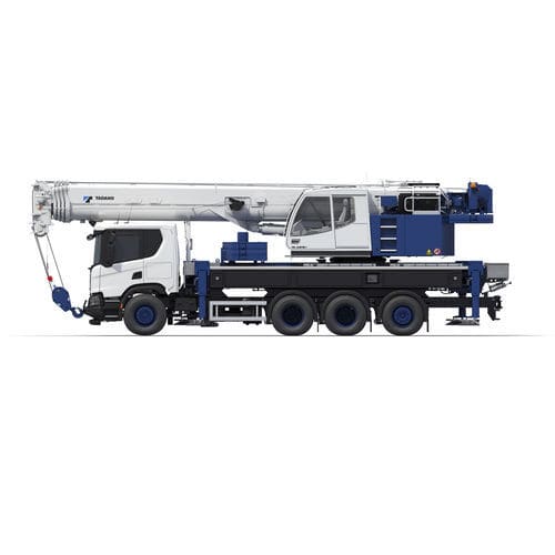 LKW-montierter Kran - HK 4.070-1 - TADANO FAUN - Ausleger / Teleskop / für Baustelle