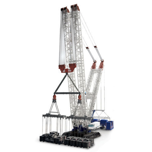 Kran auf Raupen - CC 88.3200-1 TWIN - TADANO FAUN - Ausleger / Turm / für Baustelle