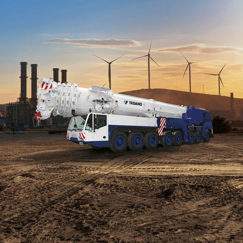 LKW-montierter Kran - AC 8.500-1 - TADANO FAUN - Spitzenausleger / Offroader / für Hubanwendungen
