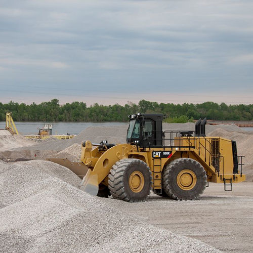Radlader - 990K - Caterpillar Global Mining - mit Gelenk / großformatig / für Steinbruch