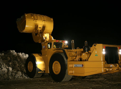 Radlader - R2900G - Caterpillar Global Mining - mit Gelenk / kompakt / für Untertagebau