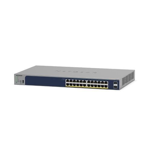 Smarter Ethernet-Switch - GS724TPPv3 - NETGEAR - 24 PoE-Ports / Gigabit-Ethernet / Standard