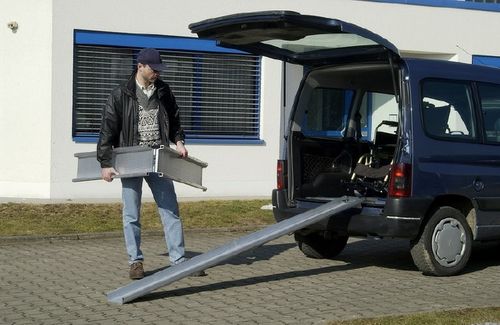 Aluminium-Laderampe - ABS series - ALTEC - Klapp