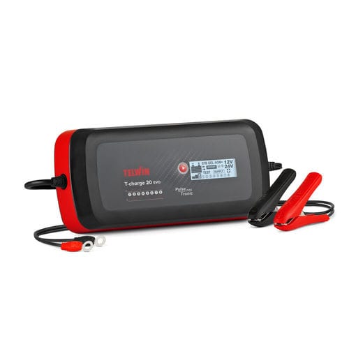Starter- und Ladegerät für Batterien für Motorrad - T-CHARGE 20 EVO - TELWIN - für LKW / für PKW / für Boot