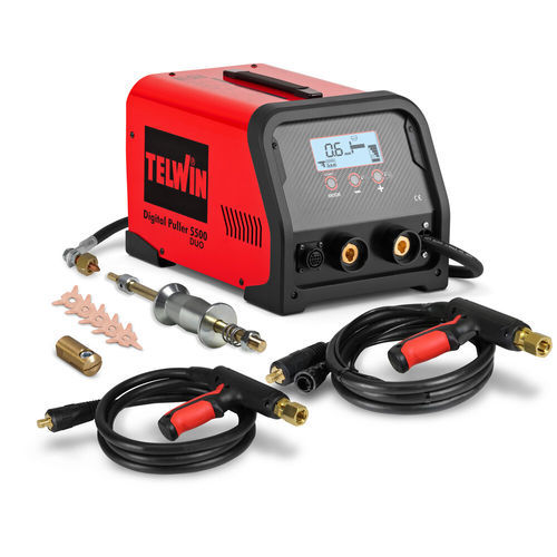 Karosserie-Reparatursystem / Nagelzieher - DIGITAL PULLER 5500 DUO - TELWIN - mit Schweißgerät