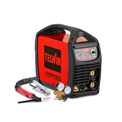 WIG-Schweißmaschine - TECHNOLOGY TIG 222 AC/DC + ACC - TELWIN - Lichtbogen / Impuls / MMA
