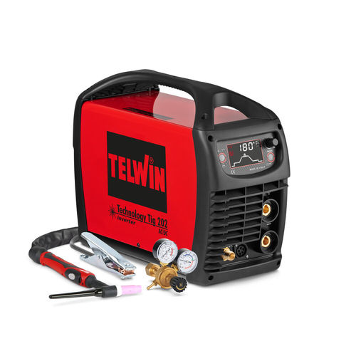 WIG-Schweißmaschine - TECHNOLOGY TIG 202 AC/DC + ACC - TELWIN - Lichtbogen / Impuls / MMA
