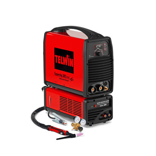 WIG-Schweißmaschine - SUPERTIG 302 AC/DC AQUA + ACC - TELWIN - Lichtbogen / Impuls / MMA